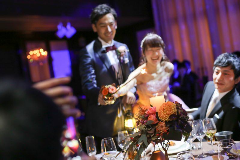 結婚式　キャンドルリレー